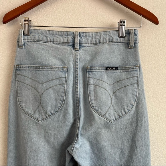ROLLAS East Coast Flare Tash Blue Jeans Size 27 - Picture 13 of 13